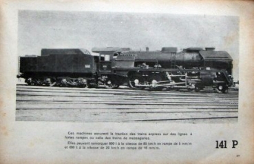 Legregeois "Locomotives des Chemins de fer Francais" Train-Vehiclehistory 1947 (2545)